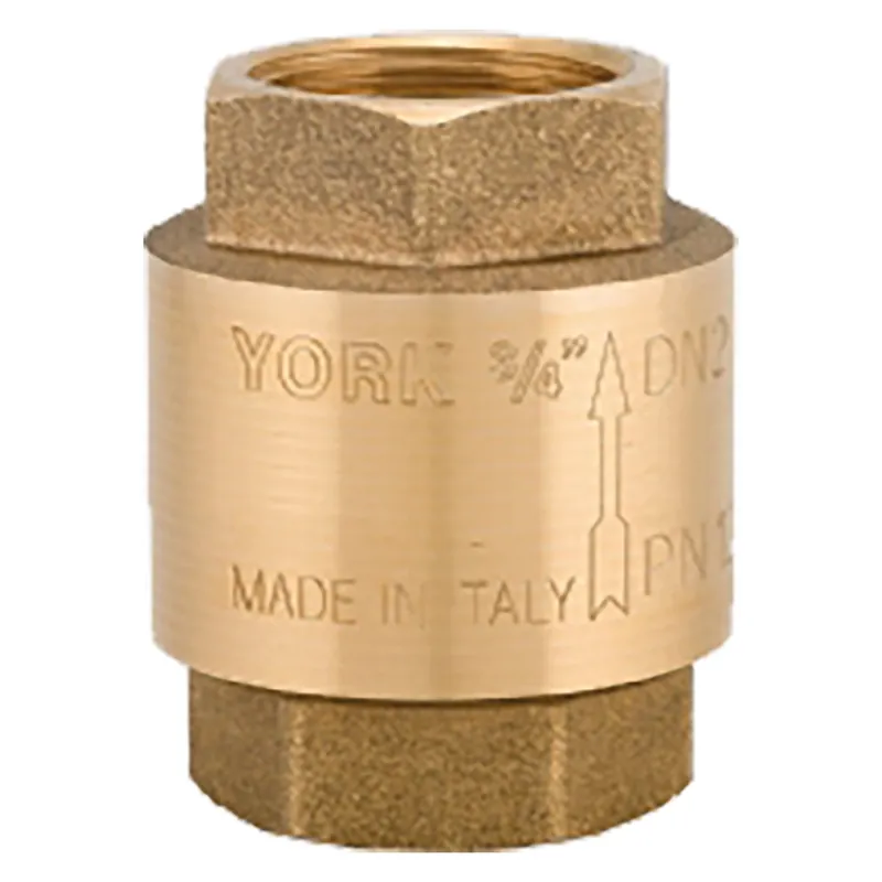 VALVOLA DI RITEGNO ‘YORK‘ 1" - 12 bar. Modello 1" - 12 bar Op = Op