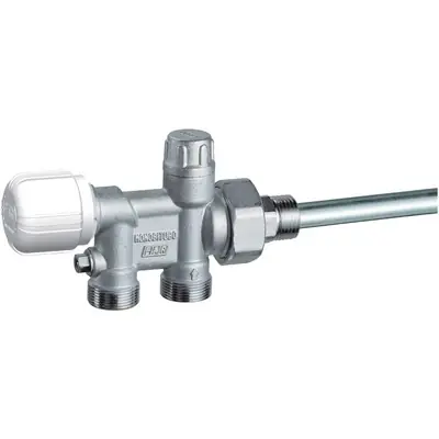 Beste Prijs VALVOLA MONO-BITUBO TERMOSTATIZZABILE CROMATA (FAR). Misura 1" Dx