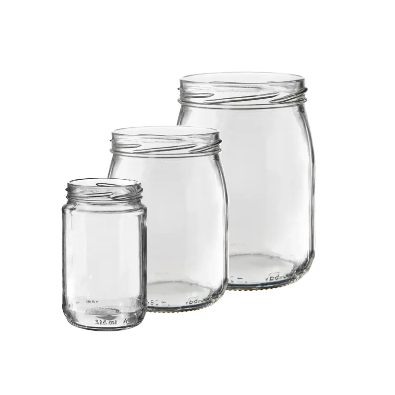 VASO IN VETRO PER CONSERVE. Modello VASO IN VETRO PER CONSERVE 106 cc - Imb. Ø 53 mm Populair
