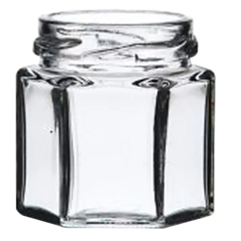 VASO VETRO ‘BOCCACCIO‘ PER ALIMENTI TIPO ‘ESAGONALE 45 ml - imbocc. Ø 43 mm Flitsaanbieding