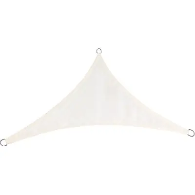 VELA OMBREGGIANTE LUXURY TRIANGOLARE STARS. Modello POLIESTERE ECRU GR/MQ 180 MT 3,6X3,6X3,6 Gecertificeerd
