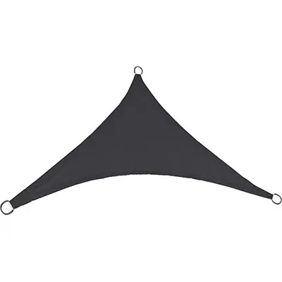 VELA OMBREGGIANTE LUXURY TRIANGOLARE STARS. Modello POLIESTERE GRIGIO GR/MQ 180 MT 3,6X3,6X3,6 Koopje
