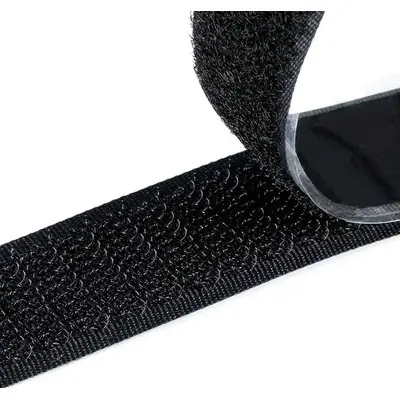 VELCRO ADESIVO TENDA MASCHIO FEMMINA. Modello NERO H.CM 2 MT 25 Voordeelprijs