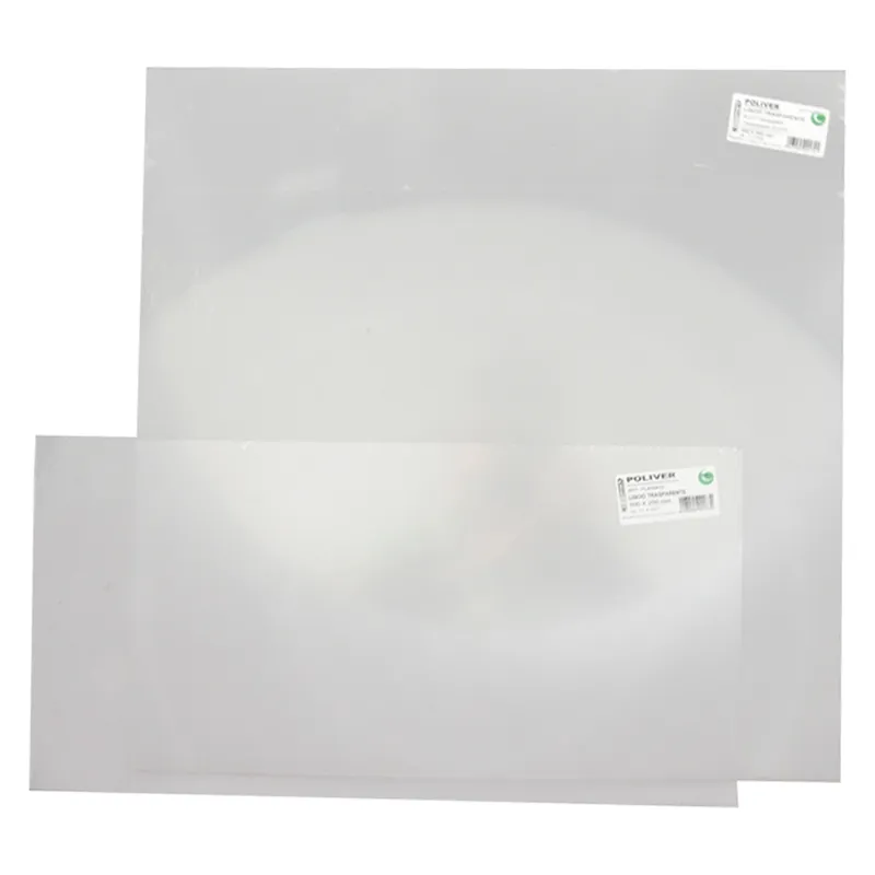 Actieprijs VETRO SINTETICO PRETAGLIATO cm 50x25 - spessore mm. 2. Modello cm 50x25 - spessore mm. 2