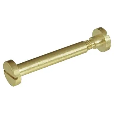 Veilige Betaling VITE GIUNZIONE MOBILI CANNOCCHIALE OTTONE. Modello ORO LUCIDO MM 6 VITE M 5 MM 25