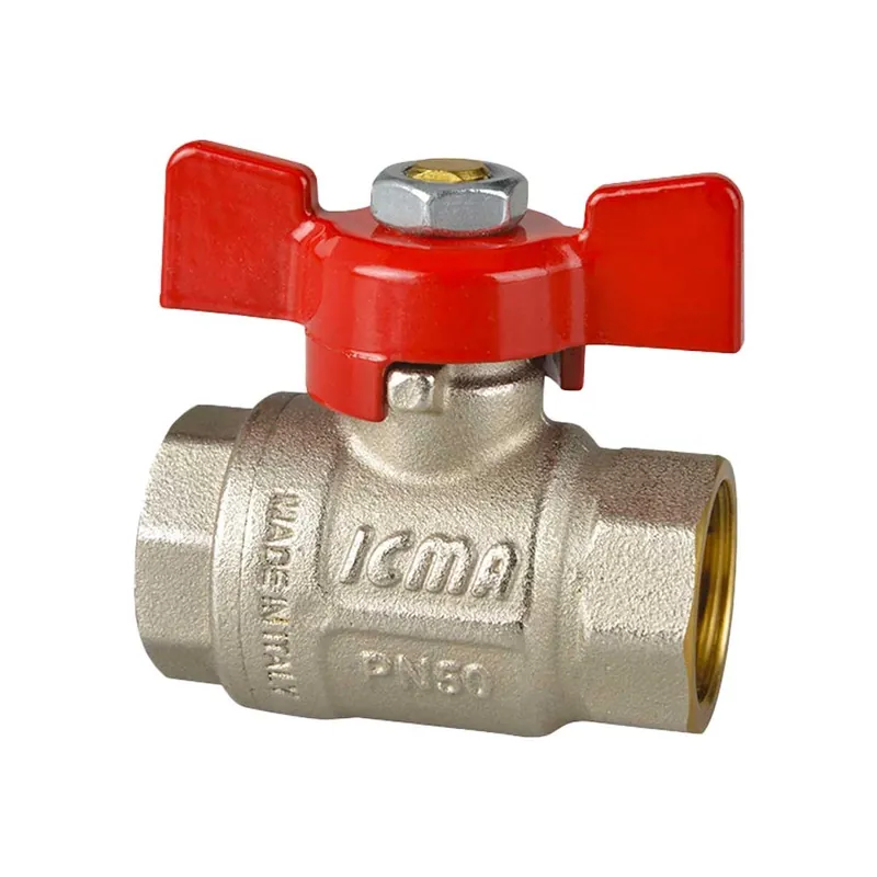 Lage Kosten ICMA Valvola a Sfera F/F Passaggio Totale 1 1/4" PN30 Farfalla Alluminio