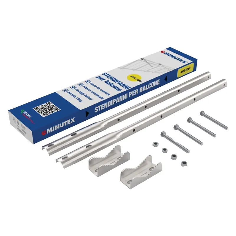 Bestel Nu STENDIBIANCHERIA FISSO PER BALCONE verniciato bianco. Modello verniciato bianco