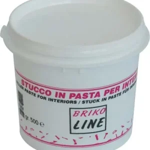 Beperkt Aanbod STUCCO PASTA BRIKO LINE. Modello BIANCO KG 1