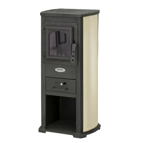 Direct Verzonden STUFA A LEGNA KARINA 5-7 KW. Misura Beige