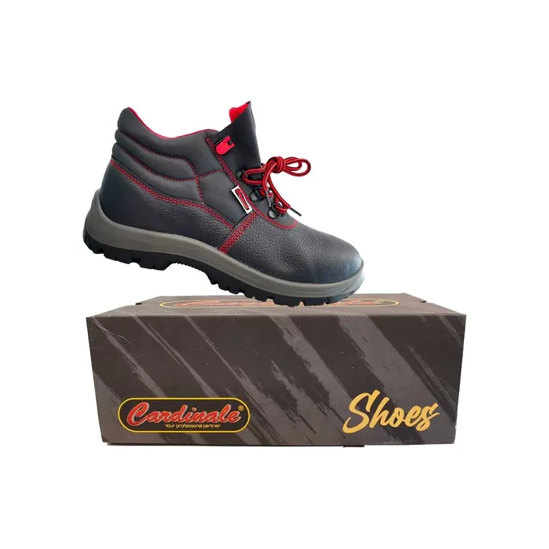 Scarpe Antinfortunistiche Alte S3 Pelle Nera Taglia 42 Beperkt Aanbod