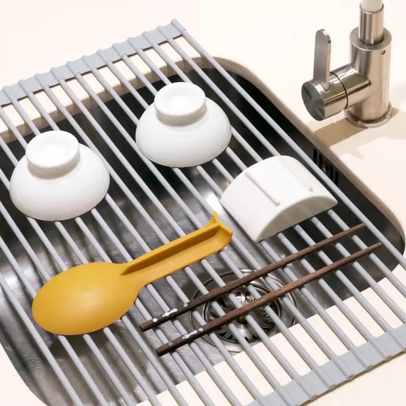 Gereduceerde Prijs Scolapiatti in acciaio e silicone flessibile