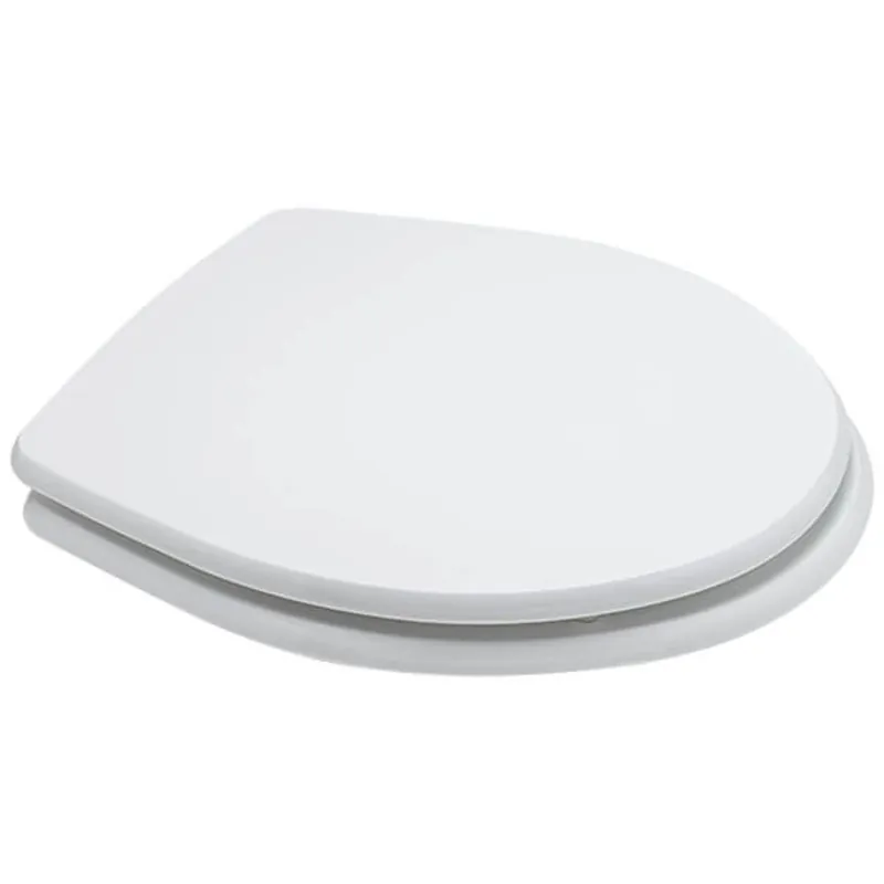 Sedile WC Colibrì MDF Laccato Bianco Chiusura Normale Gecertificeerd