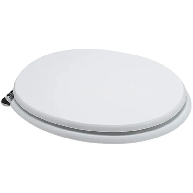 Sedile WC Ellisse MDF Laccato Bianco - Chiusura Normale Meest Verkocht