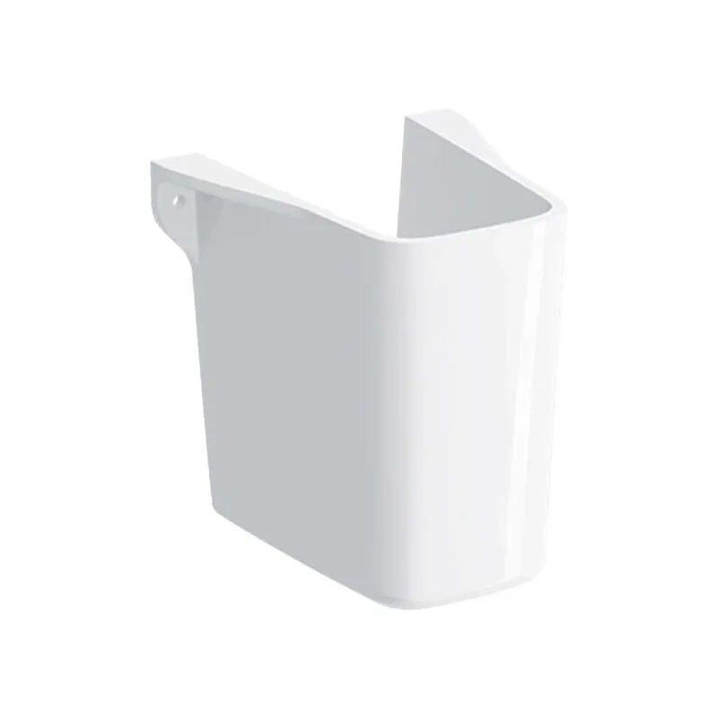 Semicolonna Selnova Square Bianca per Lavabo Bagno Alleen Vandaag