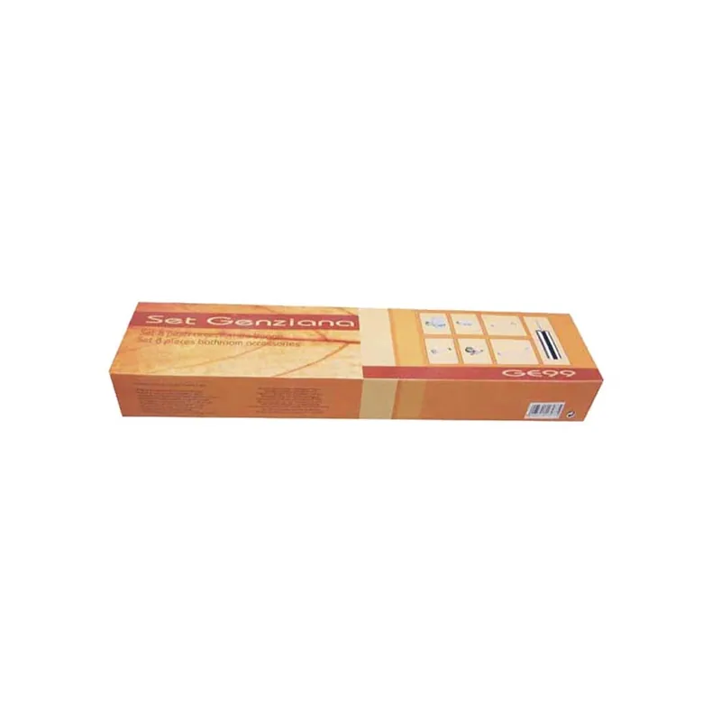 Gereduceerde Prijs Set Completo 8 Pezzi Genziana Cromo