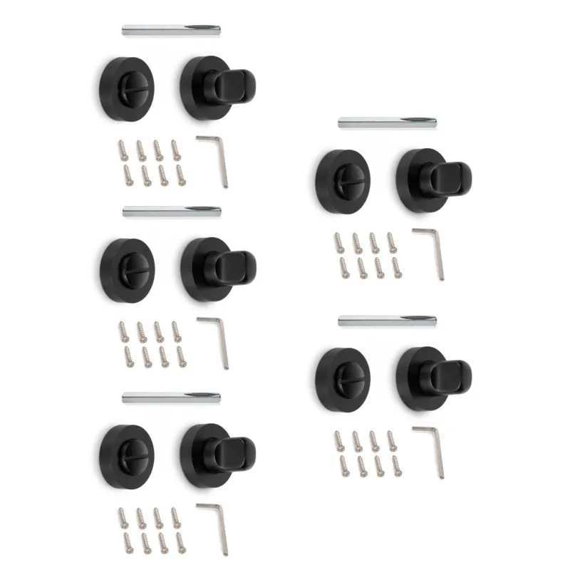 Set di Nottolino su rosetta rotonda per porta interna. Weekendaanbieding