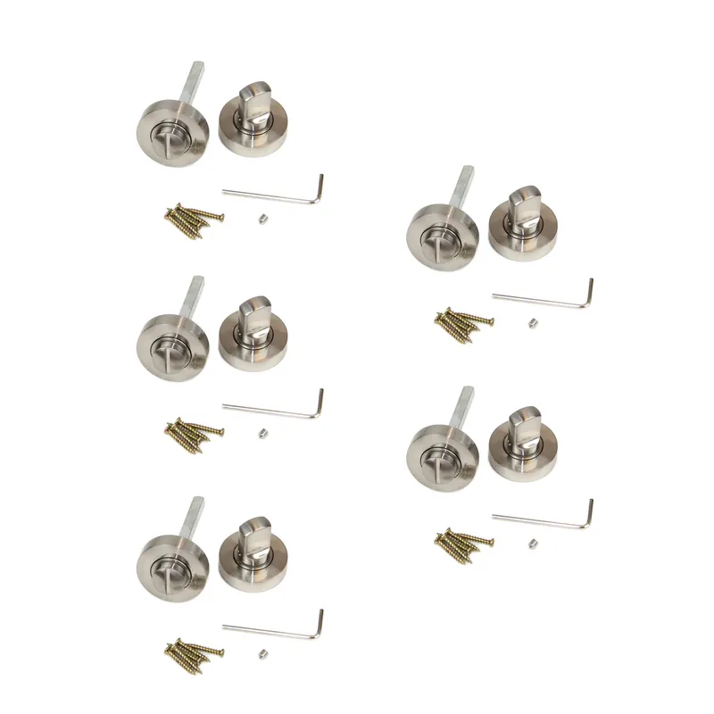 Set di Nottolino su rosetta rotonda per porta interna. Exclusieve Aanbieding