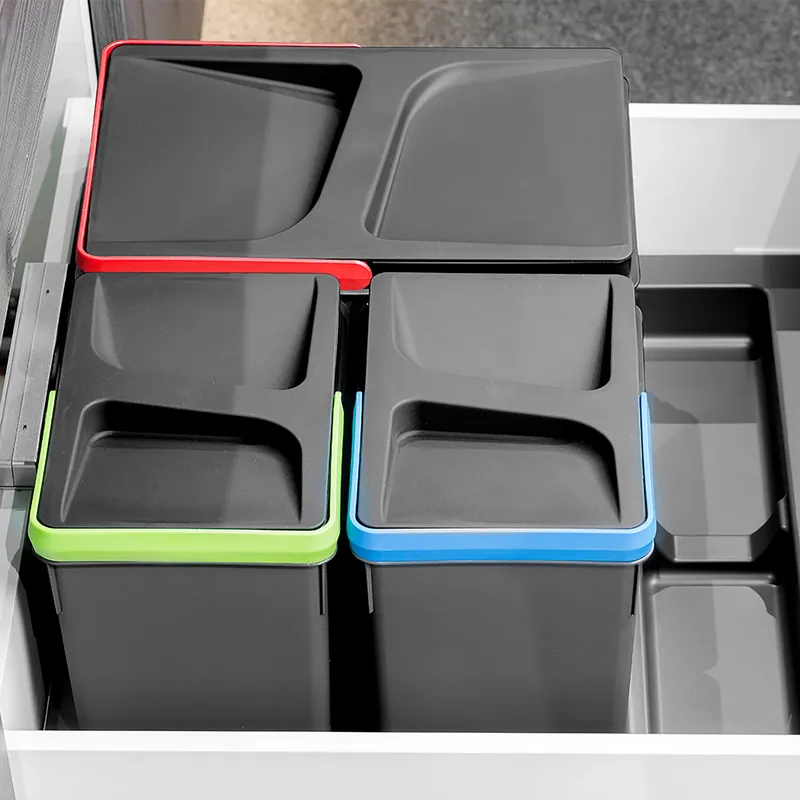 Set di contenitori con base Recycle per cassetti da cucina Uitverkoop