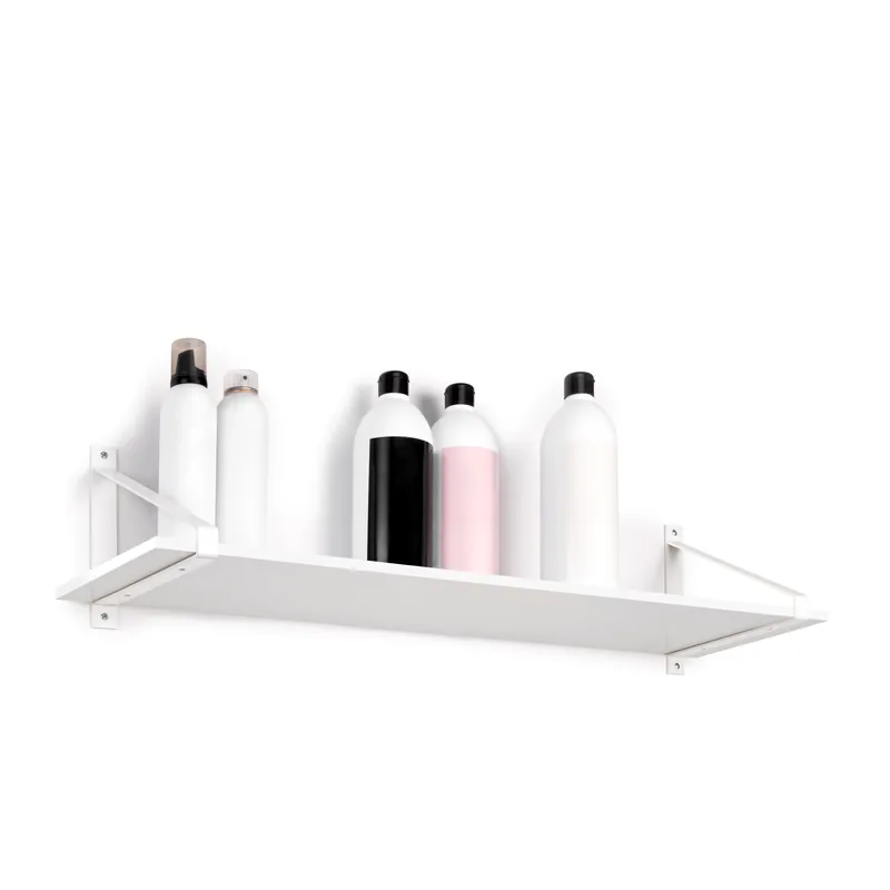 Finale Uitverkoop Set di supporti per mensole in legno Shelf con forma triangolare