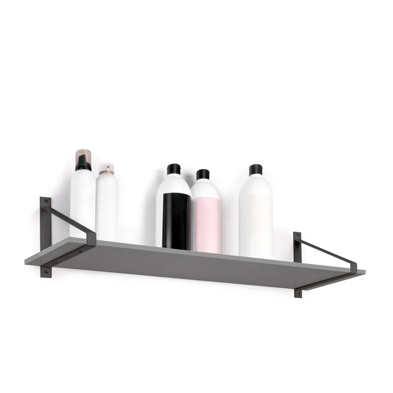 Set di supporti per mensole in legno Shelf con forma triangolare Populair