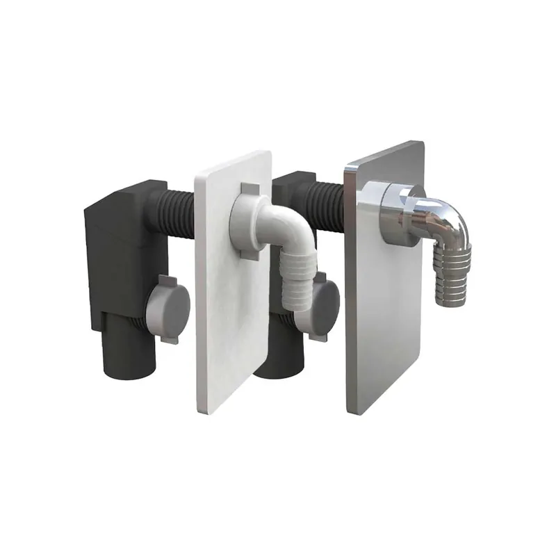 Aanbieding Sifone Incasso Lavatrice Ø40 con Placca Cromata