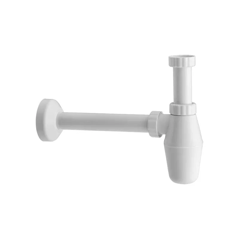 Express Levering Sifone a Bottiglia ABS Bianco 1 1/4 x Ø32 - L.250 mm