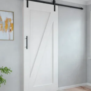 Sistema Barn per ante scorrevoli in legno sospese Gratis Retour