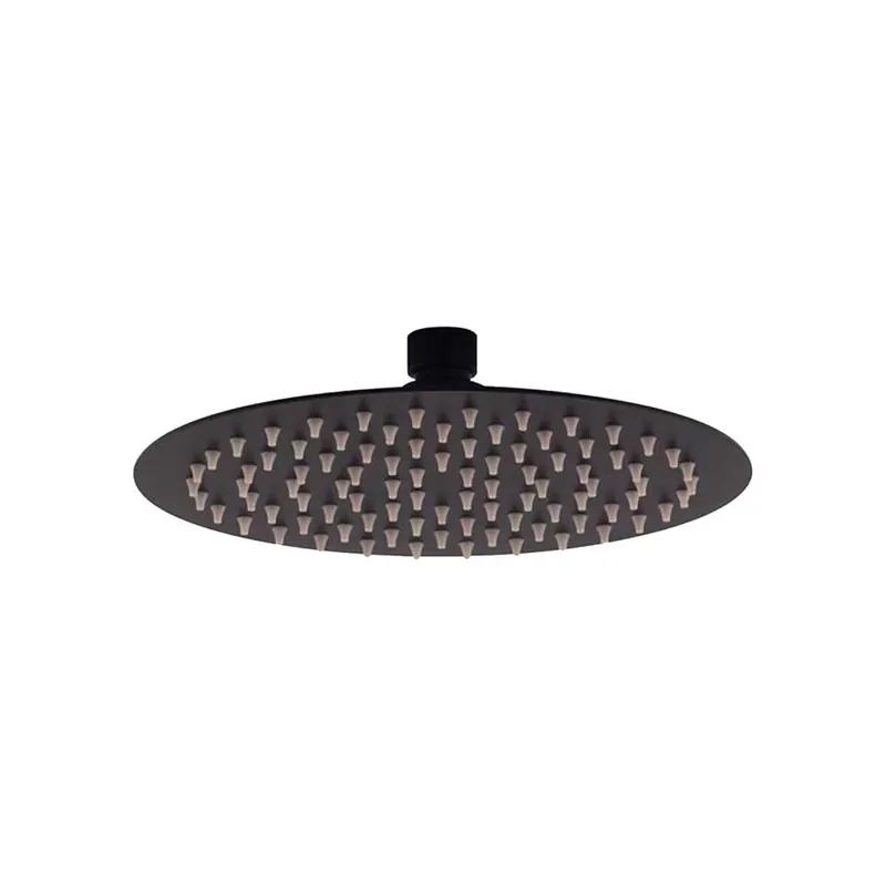 Alleen Vandaag Soffione Doccia Tondo Slim Nero Opaco Ø250 mm