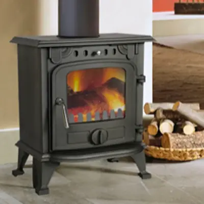 Stufa a Legna in Ghisa Flame - 438x324x609 mm Direct Verzonden