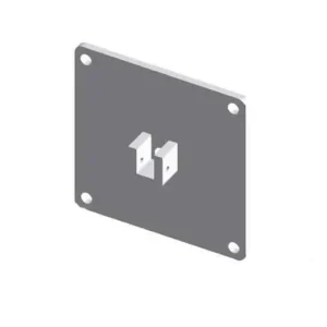 Piastra da avvitare al fianco del cassonetto in alluminio, o su superfici piane e a parete. Idoneo per motori Magnum (120Nm). Bestseller