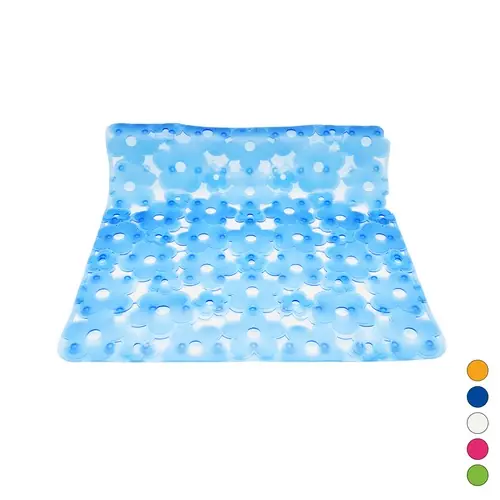 Bestseller TAPPETO ANTISCIVOLO PER DOCCIA MOD. MARGHERITA CM 52x52. Misura Blu
