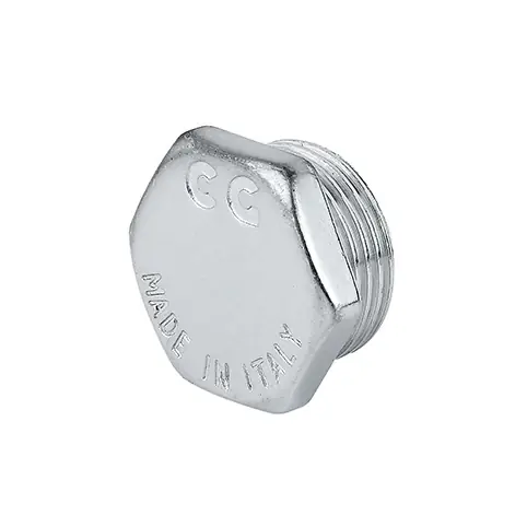 TAPPO MASCHIO CON ESAGONO OTTONE CROMO. Misura 3/4 Lage Prijs