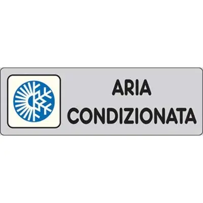 Bestel Nu TARGA SEGNALETICA ADESIVA ARIA CONDIZIONATA