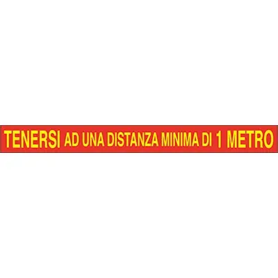Uitverkoop TARGA SEGNALETICA COVID ADESIVA TENERSI A DISTANZA