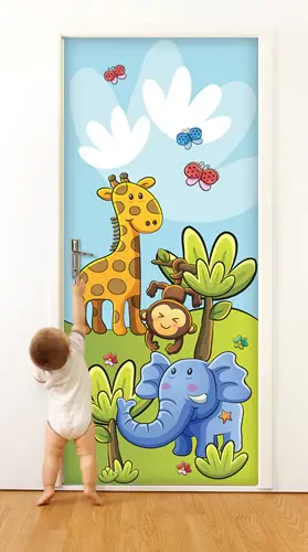 Porta Animaletti sul prato - 60 cm / 200 cm Nieuw