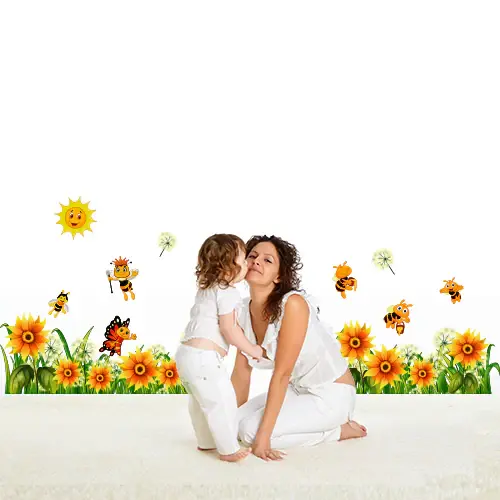 Seizoensaanbieding n.2 pezzi Giardino con apette - 90x30 cm (2 pz)