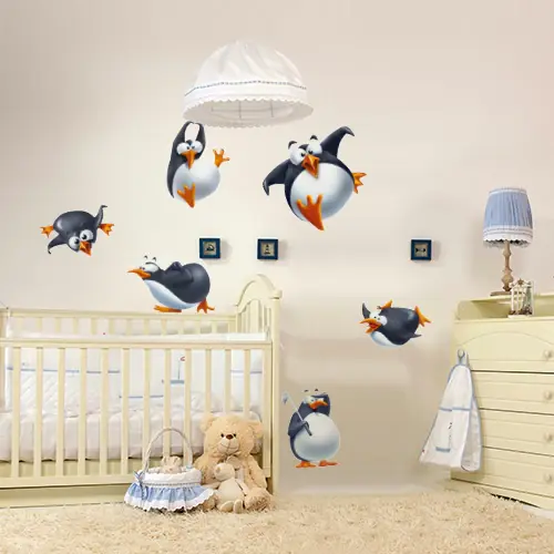 Rechtstreeks Van De Fabrikant Pinguini 01 - 120x30 cm