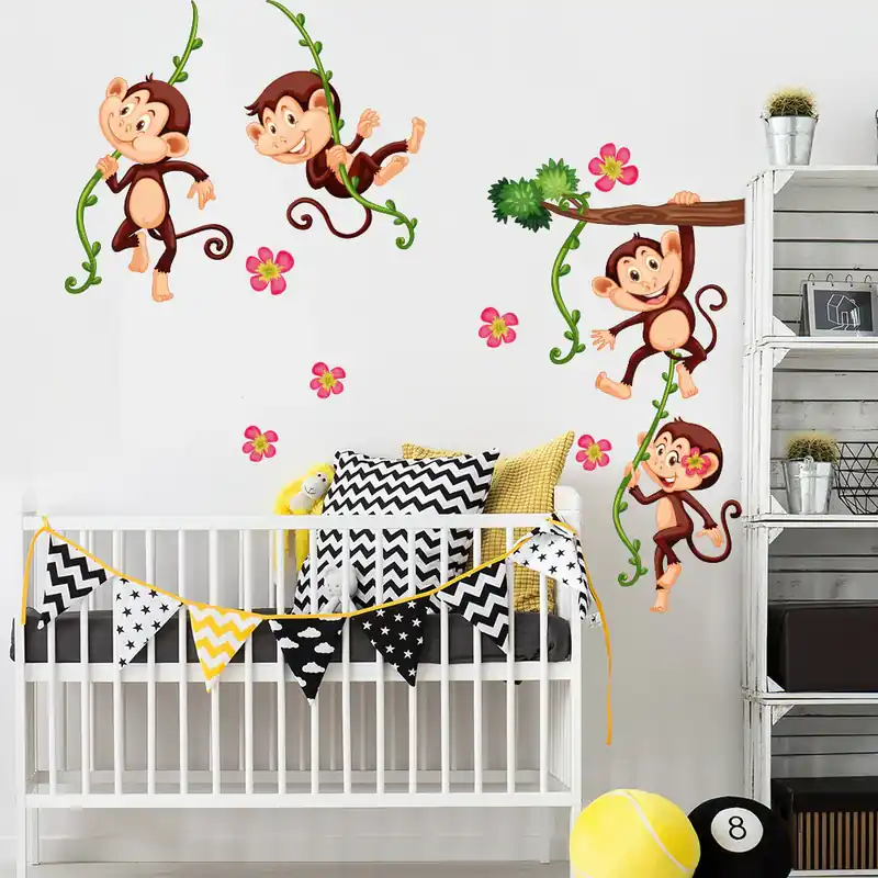 Speciale Aanbieding Scimmiette arrampicate 2 - 120x30 cm