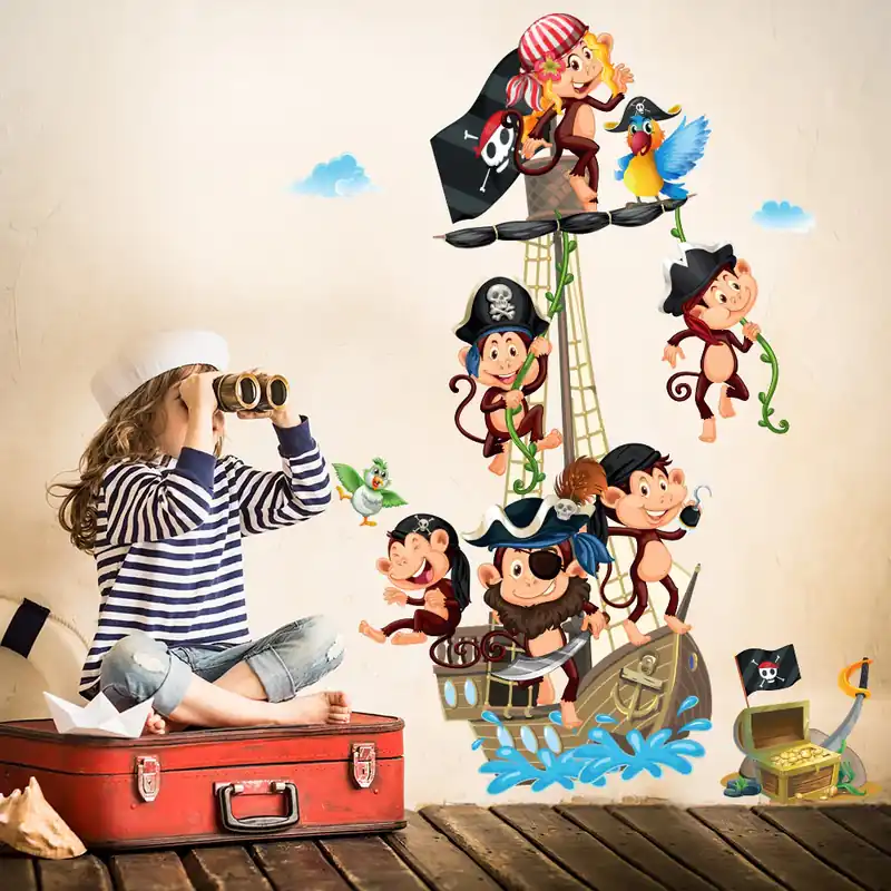 Scimmiette all‘arrembaggio - 120x40 cm Tijdelijk Beschikbaar