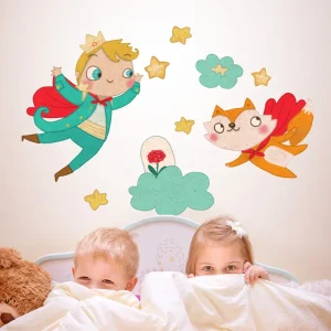 Seizoensaanbieding Il Piccolo Principe tra le nuvole - 120x30 cm