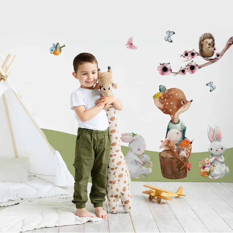 Aanbieding Il bosco dei coniglietti - 120x30 cm