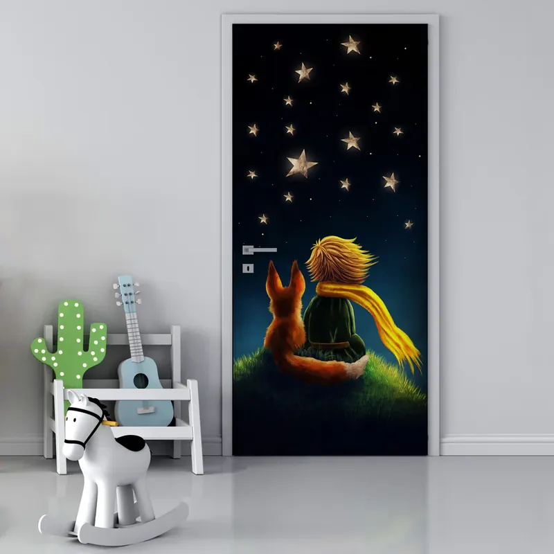 Alleen Vandaag Porta Piccolo principe con la volpe - 60 cm / 200 cm