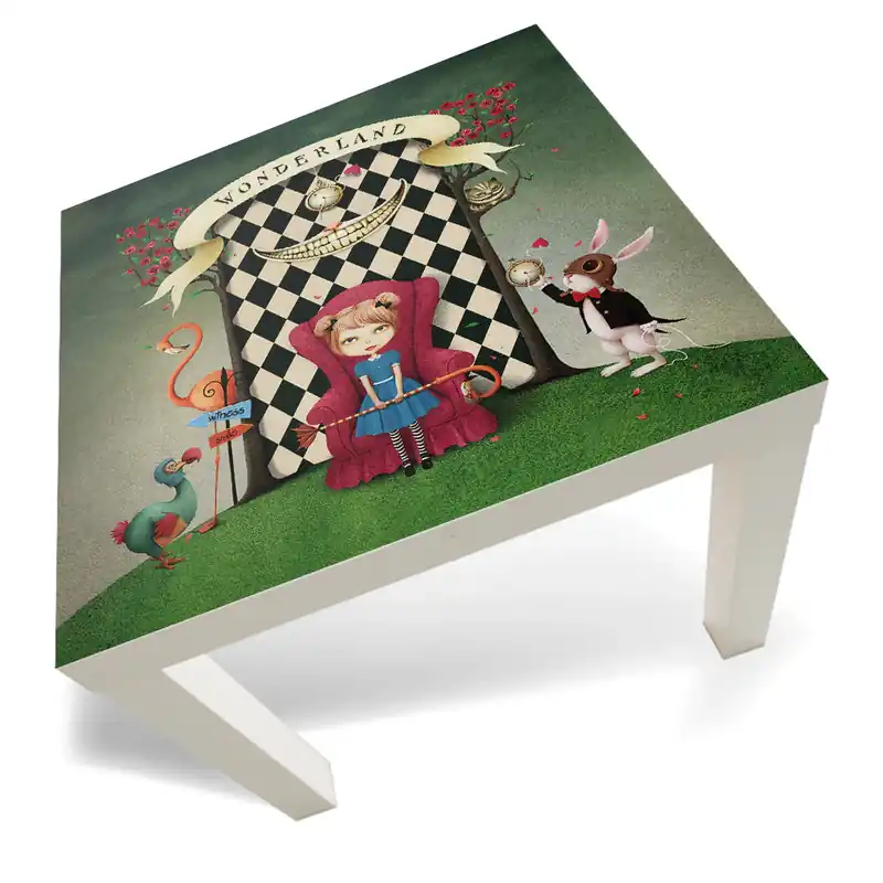 Adesivo per tavolini Alice in the armchair Korting