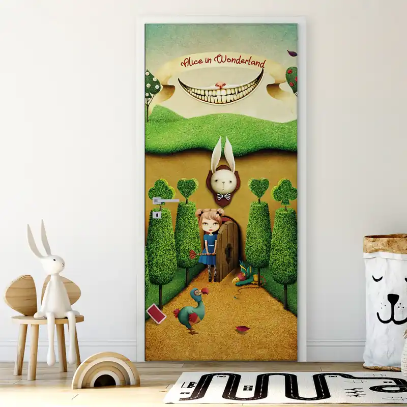 Porta Alice esce dalla porta - 60 cm / 200 cm Finale Uitverkoop