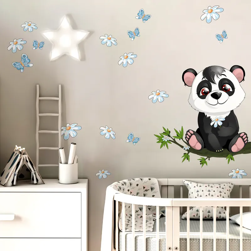 Dagaanbieding Panda fiori - 40x30 cm (2 pz)