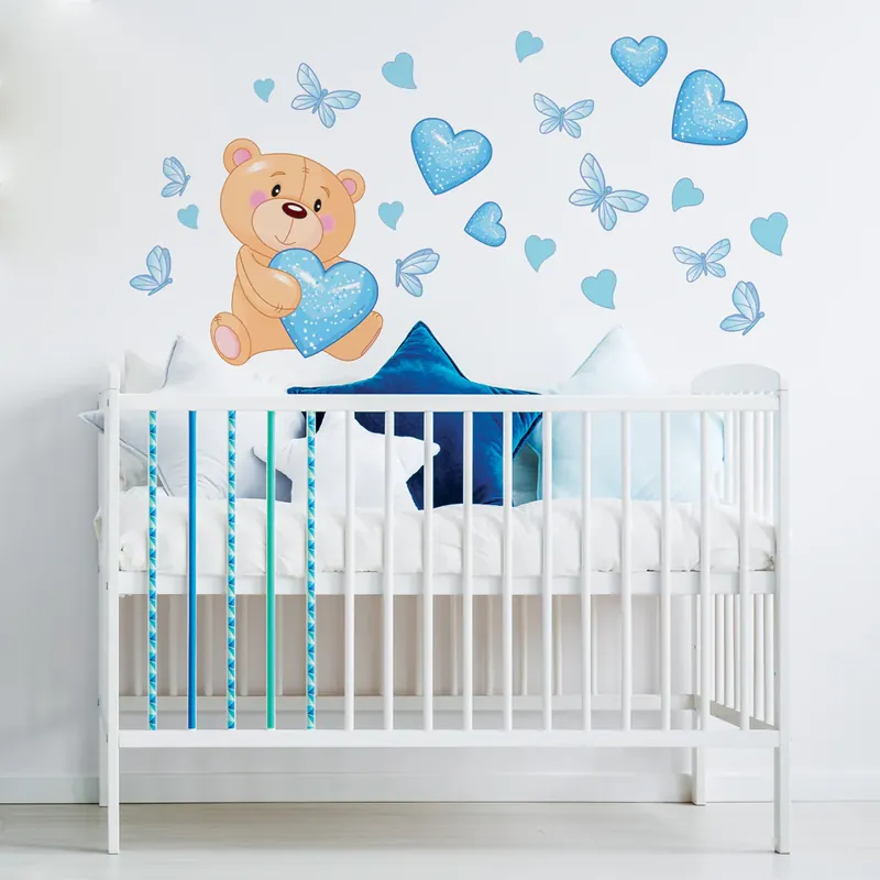 Rechtstreeks Van De Fabrikant Orsetto magico celeste - 40x30 cm (2 pz)