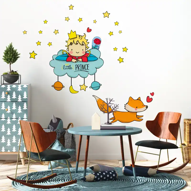 Fabrieksprijs Il Piccolo Principe sulla nuvola - 100x30 cm