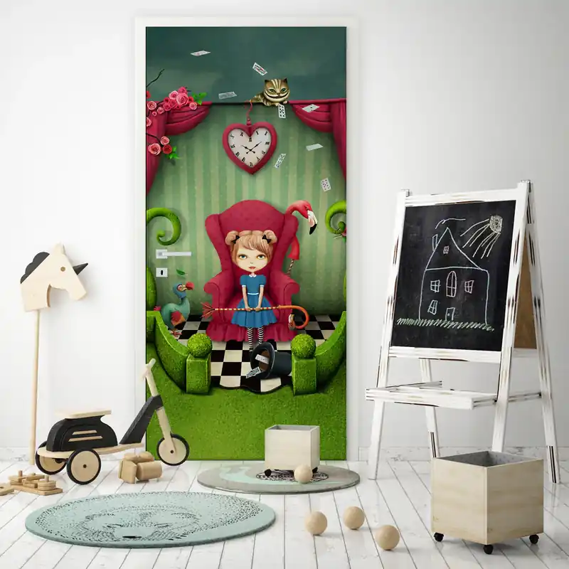 Porta Alice nel giardino - 60 cm / 200 cm Uitverkoop