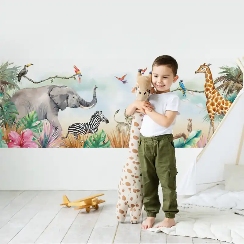 Fascia Animali della giungla - 120x30 cm Lage Prijs