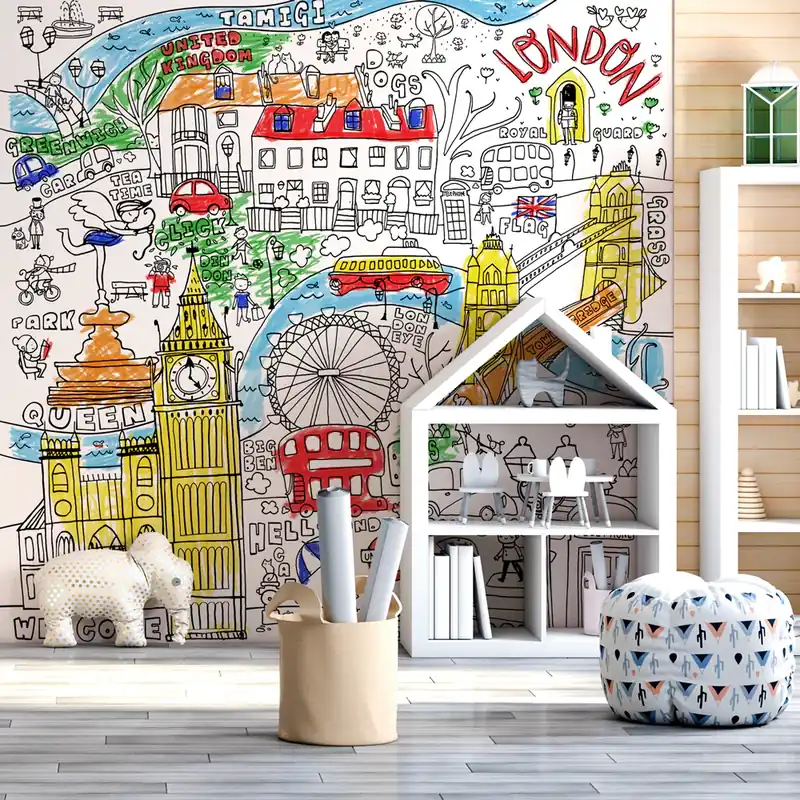 Shop Nu Poster XL da colorare Londra